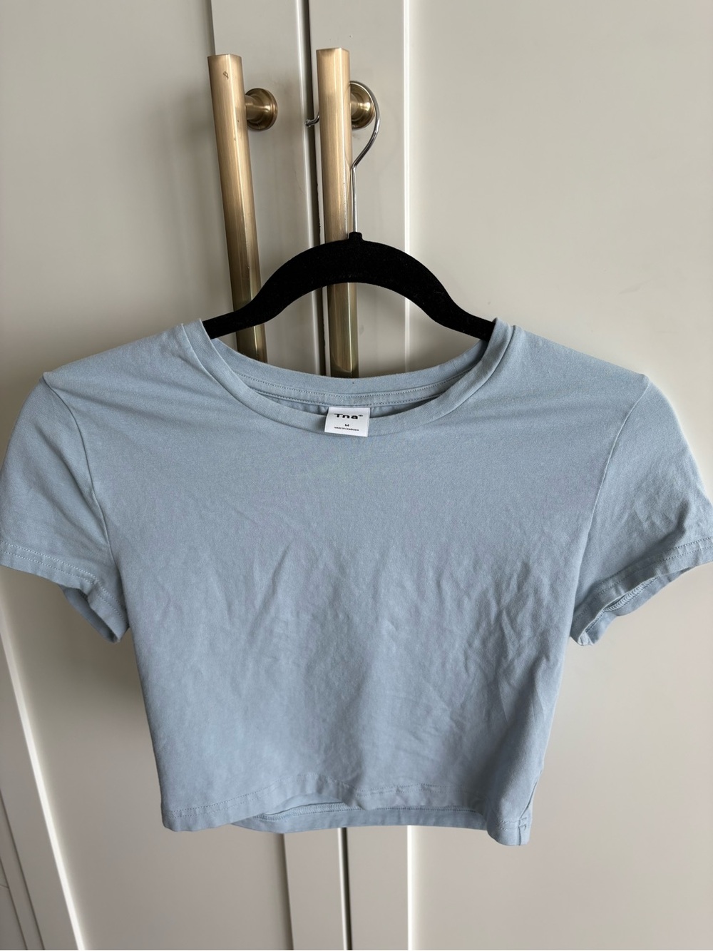 TNA Light Blue Women’s Crop Tee